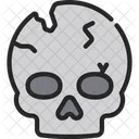 Cracked Skull Icon