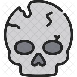 Cracked Skull  Icon