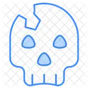 Cracked Skull Icon