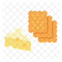Cracker Cheese Biscuit Icon