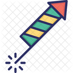 Crackers Icon - Download in Colored Outline Style