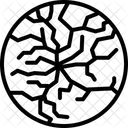Crackling Surface Vintage Icon