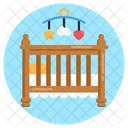 Baby Cot Cradle Crib Icon