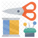 Craft Pin Scissors Icon