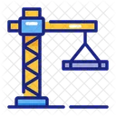 Crane Lifting Construction Icon