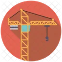 Crane Crane Hook Industry Equipment Icon