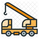 Crane Truck Truck Mounted Crane Icon