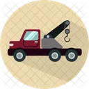 Crane Car Cement Icon