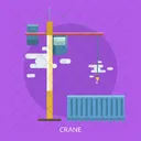 Crane Container Cargo Icon