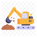 Digging Crane Machinery Industrial Crane Icon