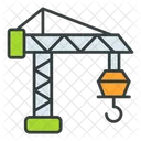 Crane Industry Construction Icon