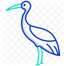 Crane Bird  Icon