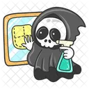 Ange De La Mort Fantome Halloween Icon