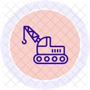 Crane Line Icon Icon