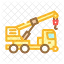 Crane Truck Construction Icon