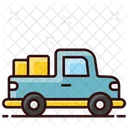 Crane Truck Vehicle Transport Icon