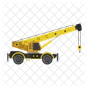 Crane Truck Means Of Transport Crane Icon