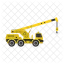 Crane Truck Means Of Transport Crane Icon