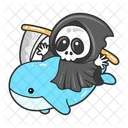 Ange De La Mort Fantome Halloween Icon