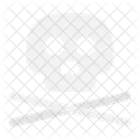 Cranio Morte Morreu Ícone