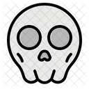 Cranio Morte Risco Ícone
