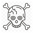 Cranio Morte Esqueleto Ícone