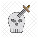 Caveira Dia Das Bruxas Assustador Icon