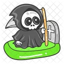 Anjo Da Morte Fantasma Halloween Ícone