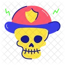 Cranio De Bombeiro Chapeu De Bombeiro Bone Rigido Icon