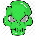 Cranio Zumbi Cranio Humano Anatomia Do Cranio Ícone