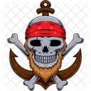 Cranio Pirata Barba Icon