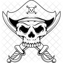 Cranio Pirata Bandana Icon