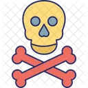 Cranium Crossbones Halloween Icon