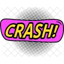 Crash Comic Bubble Speech Icon