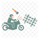 Crash Accident Motorcycle Icon