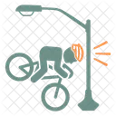Crash Bike Accident Icon
