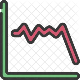 Crash Low Graph  Icon