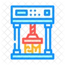 Crash Test Press Machine Procudt Crash Icon