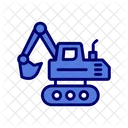 Crawler Excavator  Icon
