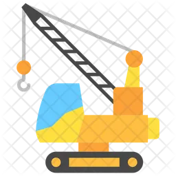 Crawler Excavator  Icon