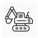 Crawler Excavator  Icon