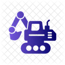 Crawler Excavator Crawler Digger Icon