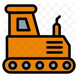 Crawler Tractor  Icon