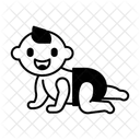 Crawling Baby Icon