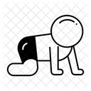 Crawling Baby  Icon