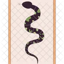 Crawling snake picture  Symbol