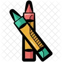Crayon Pencil Marker Icon