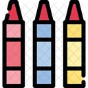 Crayon Art Supplies Icon