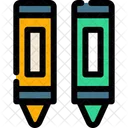 Crayon Art Supplies Icon