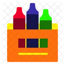 Crayon Color Drawing Icon